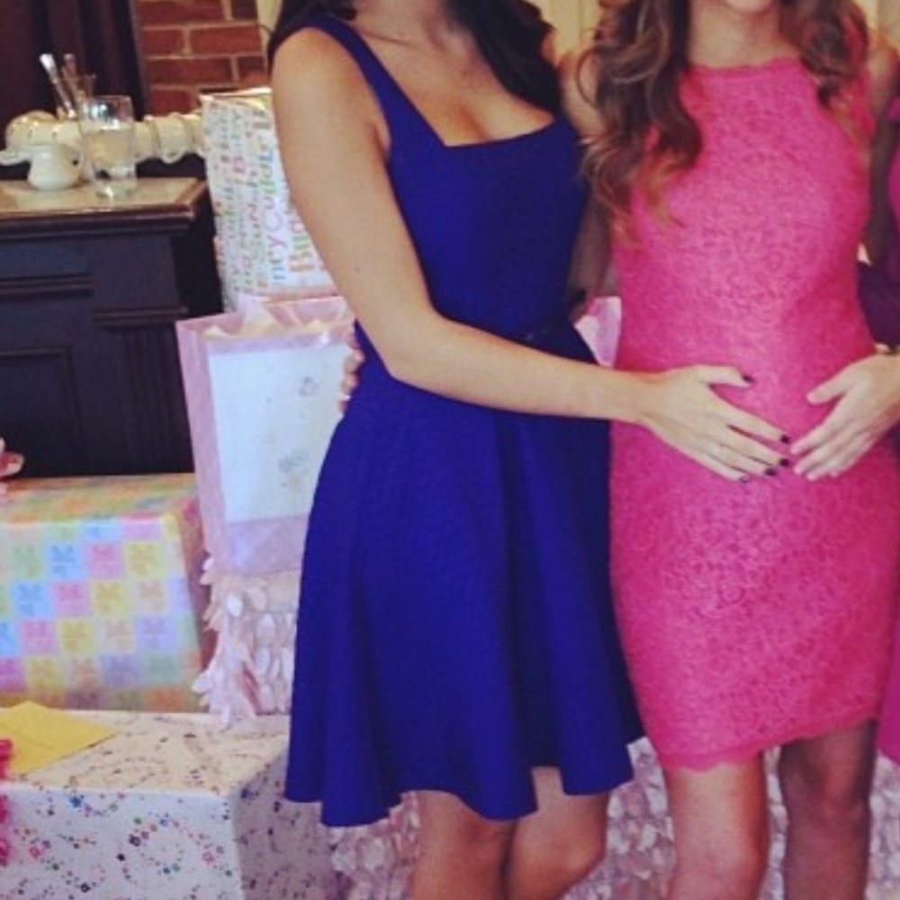 Armani Exchange blue dress